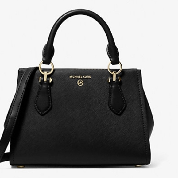Marilyn Small Saffiano Leather Crossbody Bag MK - Picture 1 of 6